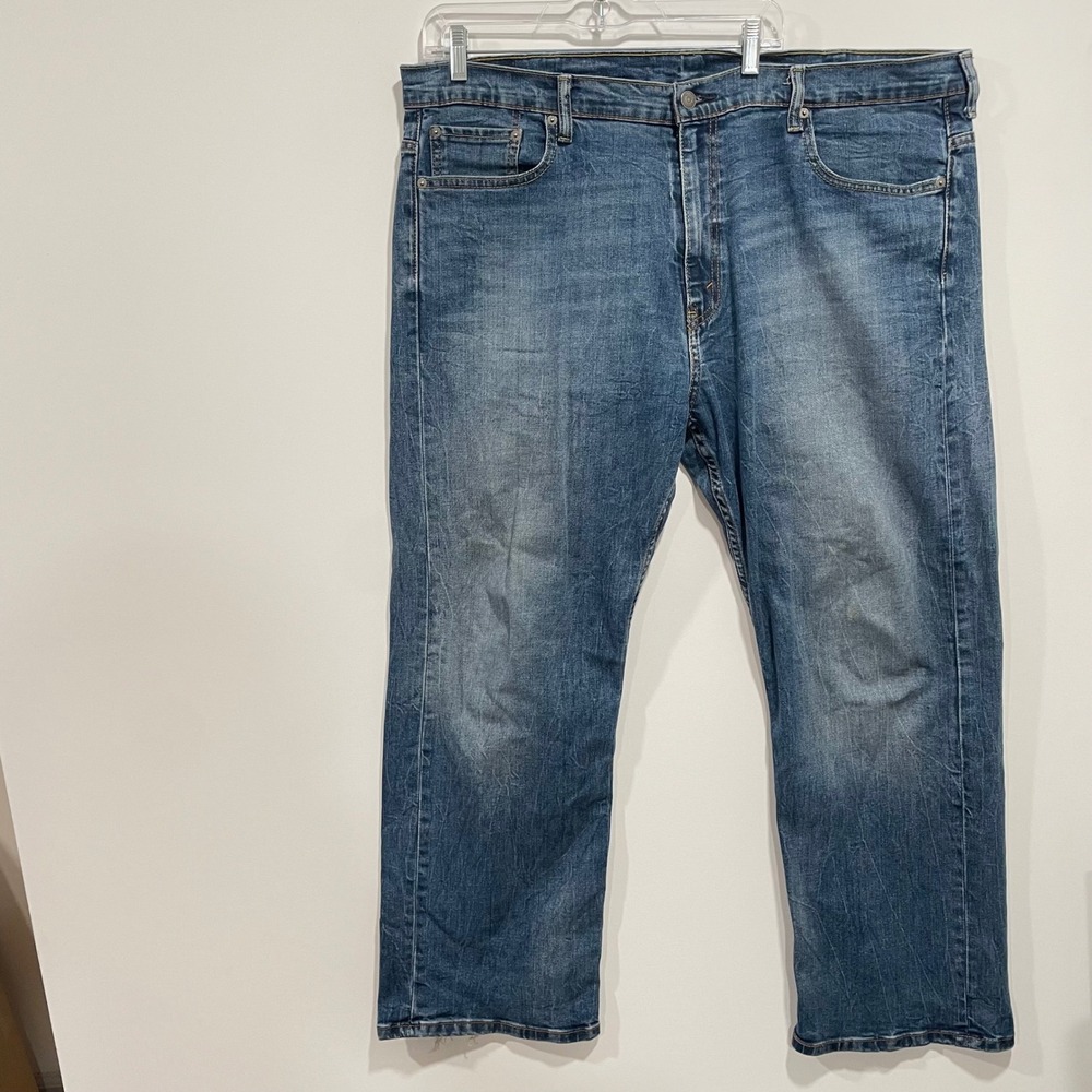Levis 569 Loose Straight Leg Jeans Mens 40x30 (42x28) Medium Wash Blue Denim